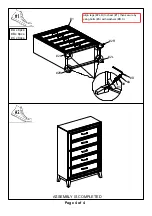 Preview for 4 page of Furniture of America FOA7887C Assembly Instructions