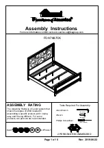 Furniture of America FOA7887CK Assembly Instructions Manual preview