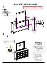 Preview for 8 page of Furniture of America FOA7887D-M Assembly Instructions Manual