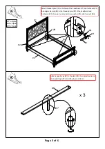 Preview for 5 page of Furniture of America FOA7887Q Assembly Instructions Manual