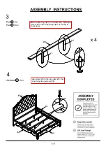 Preview for 18 page of Furniture of America FOA7890CK Assembly Instructions Manual