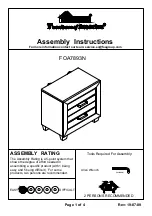 Furniture of America FOA7893N Assembly Instructions preview