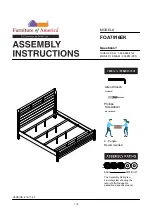 Preview for 1 page of Furniture of America FOA7916EK Assembly Instructions Manual