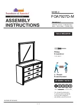 Furniture of America FOA7927D-M Assembly Instructions Manual preview