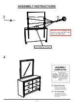 Предварительный просмотр 7 страницы Furniture of America FOA7927D-M Assembly Instructions Manual