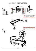 Preview for 6 page of Furniture of America FOA7927F Assembly Instructions Manual