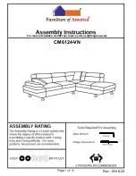 Preview for 1 page of Furniture of America Foreman CM6124-VN Assembly Instructions Manual