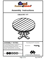 Furniture of America Foster CM3437RT Assembly Instructions Manual preview