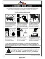 Preview for 2 page of Furniture of America Foster CM3437RT Assembly Instructions Manual