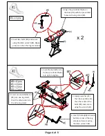 Preview for 4 page of Furniture of America Foster CM3437T Assembly Instructions Manual