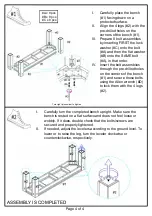 Preview for 4 page of Furniture of America Frontier CM3603BN Assembly Instructions