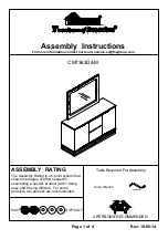 Preview for 1 page of Furniture of America Fulton CM7363D&M Assembly Instructions