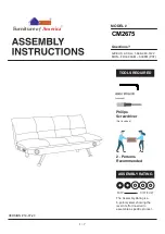 Furniture of America Gallagher CM2675 Assembly Instructions Manual preview