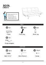 Preview for 5 page of Furniture of America Gallagher CM2675 Assembly Instructions Manual