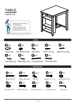 Preview for 5 page of Furniture of America Gandra CM3782-3PK Assembly Instructions Manual