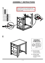 Preview for 9 page of Furniture of America Gandra CM3782-3PK Assembly Instructions Manual