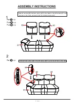 Preview for 7 page of Furniture of America Gatria CM6982 Assembly Instructions Manual