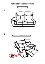 Preview for 8 page of Furniture of America Gatria CM6982 Assembly Instructions Manual