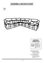 Preview for 13 page of Furniture of America Gatria CM6982 Assembly Instructions Manual