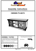 Furniture of America Georgia CM5089-TV-60 Assembly Instructions Manual preview