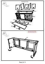 Preview for 4 page of Furniture of America Georgia CM5089-TV-60 Assembly Instructions Manual