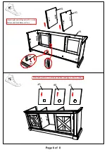 Preview for 6 page of Furniture of America Georgia CM5089-TV-60 Assembly Instructions Manual