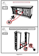 Preview for 8 page of Furniture of America Georgia CM5089-TV-60 Assembly Instructions Manual