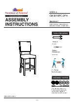 Preview for 1 page of Furniture of America Glenbrook CM3018PC-2PK Assembly Instructions Manual