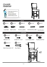 Preview for 5 page of Furniture of America Glenbrook CM3018PC-2PK Assembly Instructions Manual