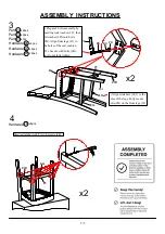 Preview for 7 page of Furniture of America Glenbrook CM3018PC-2PK Assembly Instructions Manual