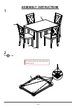 Preview for 6 page of Furniture of America Glenham CM3175T-5PK Assembly Instructions Manual