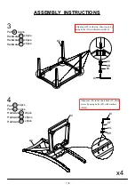 Preview for 7 page of Furniture of America Glenham CM3175T-5PK Assembly Instructions Manual