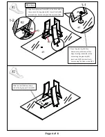 Preview for 4 page of Furniture of America Glenview CM8372BK-T Assembly Instructions Manual