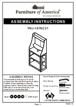 Furniture of America Grestle YNJ-1878C21 Assembly Instructions Manual preview