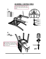 Preview for 7 page of Furniture of America Haleigh CM3491RT-5PC Assembly Instructions Manual