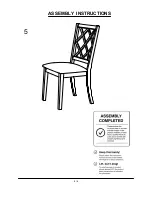 Preview for 8 page of Furniture of America Haleigh CM3491RT-5PC Assembly Instructions Manual