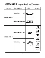 Preview for 6 page of Furniture of America Haleigh CM3491RT Assembly Instructions Manual