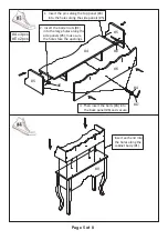 Preview for 5 page of Furniture of America Harriet CM-DK6845 Assembly Instructions Manual