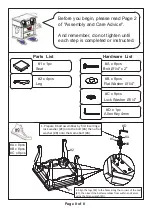 Preview for 8 page of Furniture of America Harriet CM-DK6845 Assembly Instructions Manual