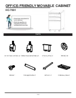 Предварительный просмотр 5 страницы Furniture of America HC-7991 Assembly Instructions Manual