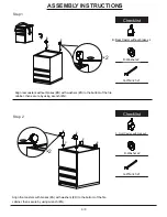 Предварительный просмотр 6 страницы Furniture of America HC-7991 Assembly Instructions Manual