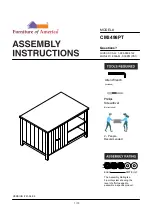 Furniture of America Heidelberg CM3498PT Assembly Instructions Manual preview