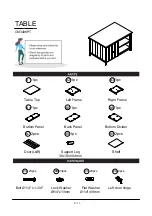 Preview for 5 page of Furniture of America Heidelberg CM3498PT Assembly Instructions Manual