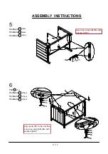 Preview for 10 page of Furniture of America Heidelberg CM3498PT Assembly Instructions Manual