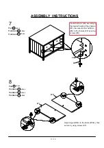 Preview for 11 page of Furniture of America Heidelberg CM3498PT Assembly Instructions Manual