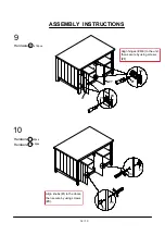 Preview for 12 page of Furniture of America Heidelberg CM3498PT Assembly Instructions Manual