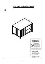 Preview for 13 page of Furniture of America Heidelberg CM3498PT Assembly Instructions Manual