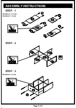 Preview for 6 page of Furniture of America HFW-1425-4 Assembly Instructions Manual