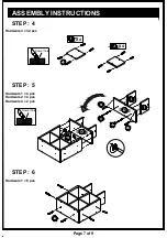 Preview for 7 page of Furniture of America HFW-1425-4 Assembly Instructions Manual