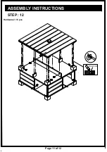 Preview for 11 page of Furniture of America HFW-1454-6 Assembly Instructions Manual